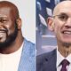 Adam Silver And Shaquille O’neal Nba