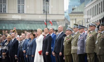 Agata Kornhauser Duda And Andrzej Duda At Polish Independence Day Celebrations