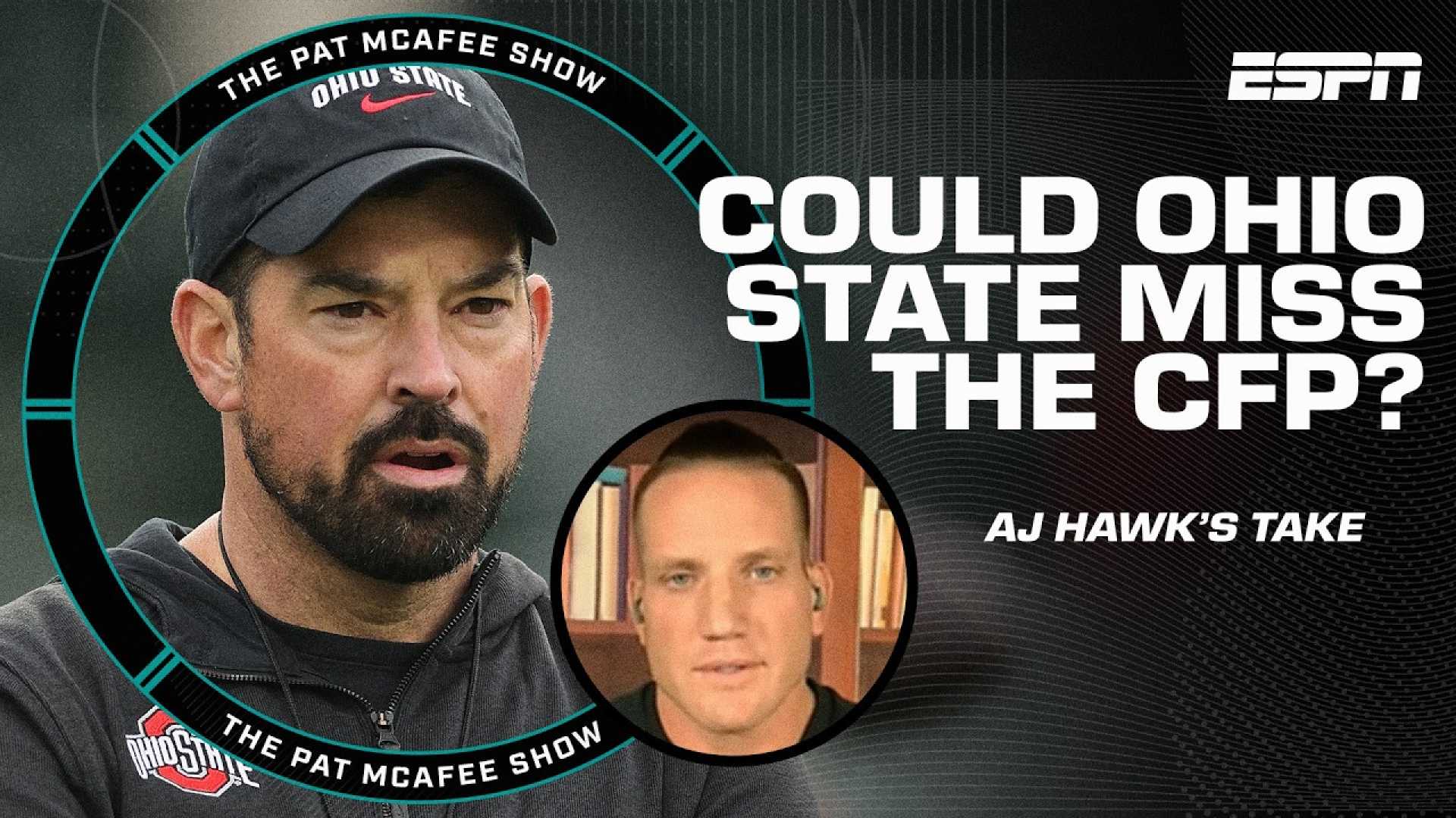 Aj Hawk On The Pat Mcafee Show Discussing Ohio State Cfp Chances