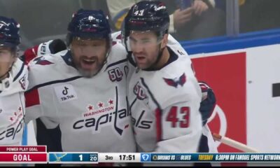 Alex Ovechkin Scoring Goal Against St. Louis Blues