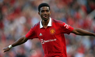 Amad Diallo Manchester United Goal Celebration