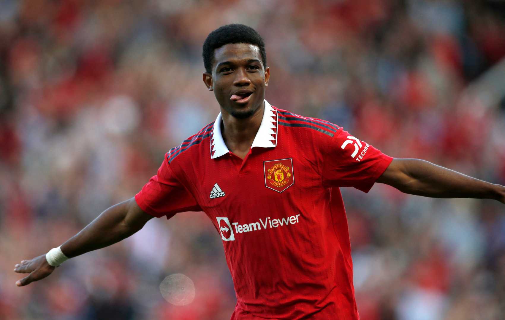 Amad Diallo Manchester United Goal Celebration