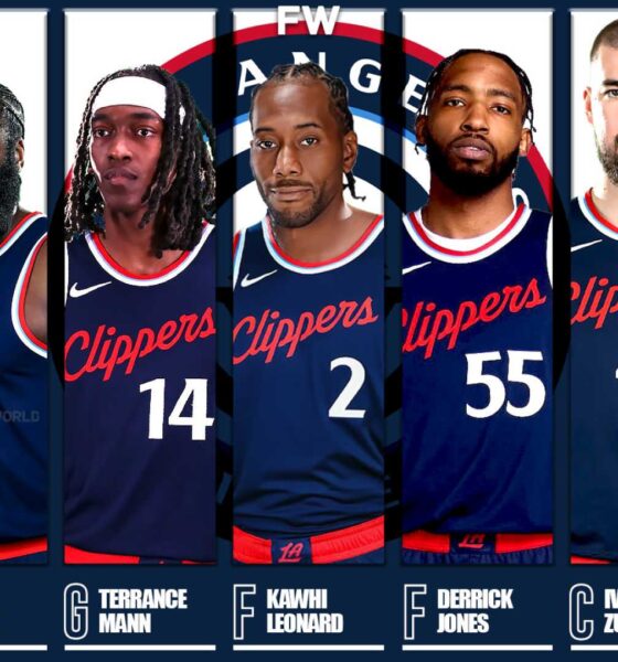 Amir Coffey Los Angeles Clippers Starting Lineup