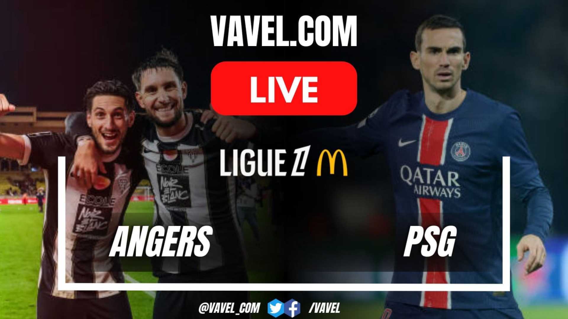 Angers Vs Psg Ligue 1 Match