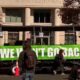 Anti Trump Protesters Outside Heritage Foundation Washington D.c.