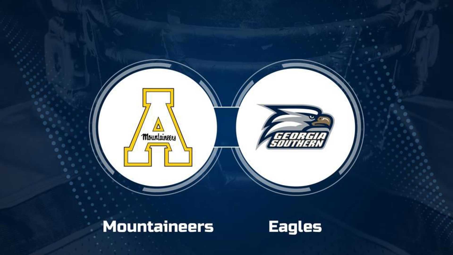 Appalachian State Mountaineers Vs Georgia Southern Eagles Football Game