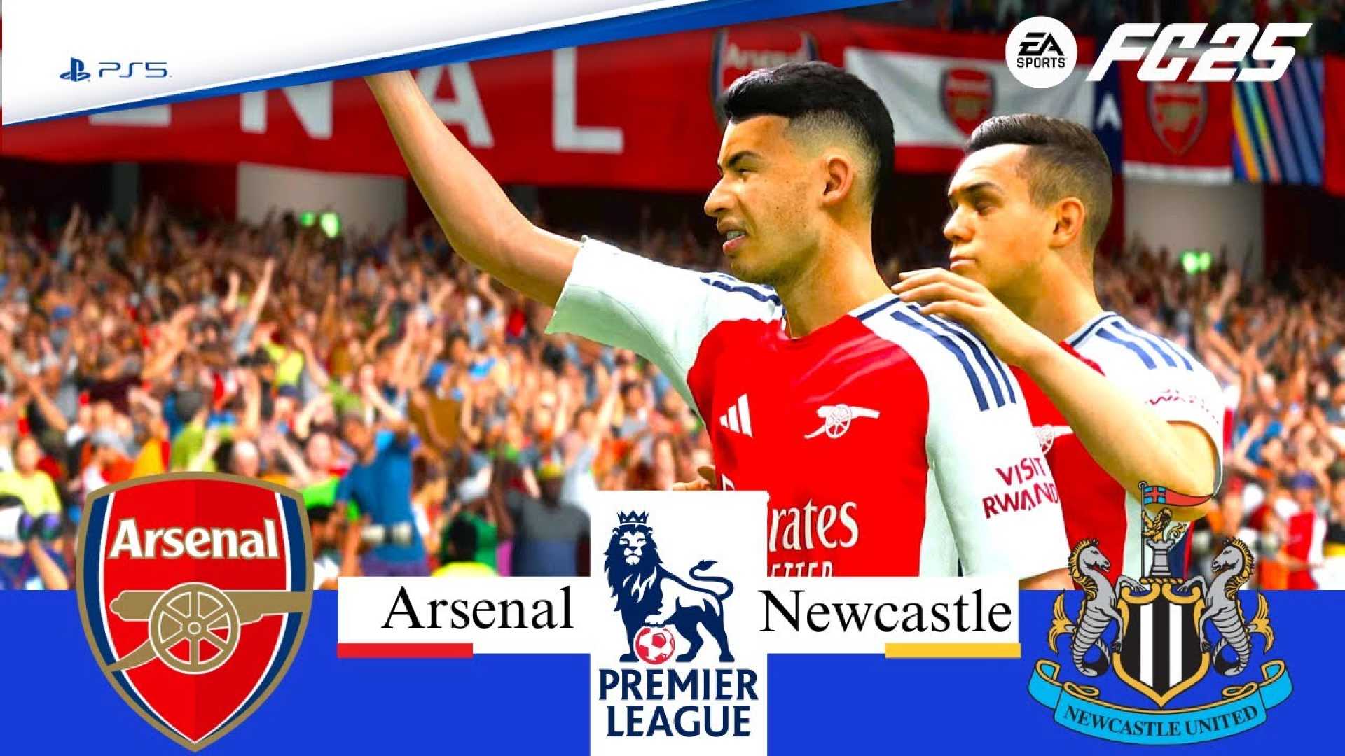 Arsenal Vs Newcastle Premier League Match