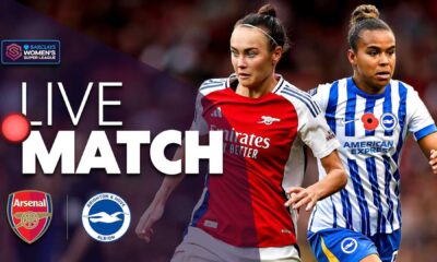 Arsenal Women Vs Brighton & Hove Albion Barclays Wsl Match