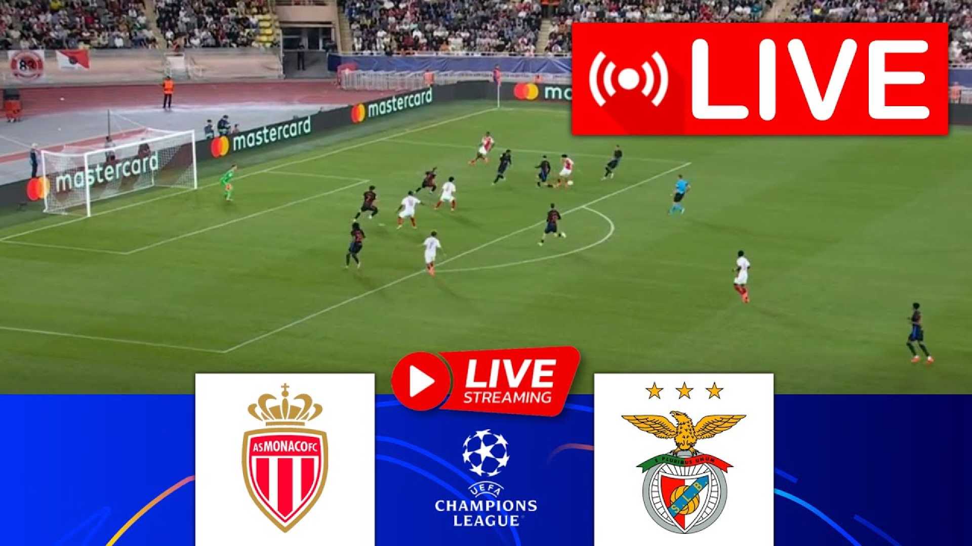 As Monaco Vs Benfica Uefa Champions League Match