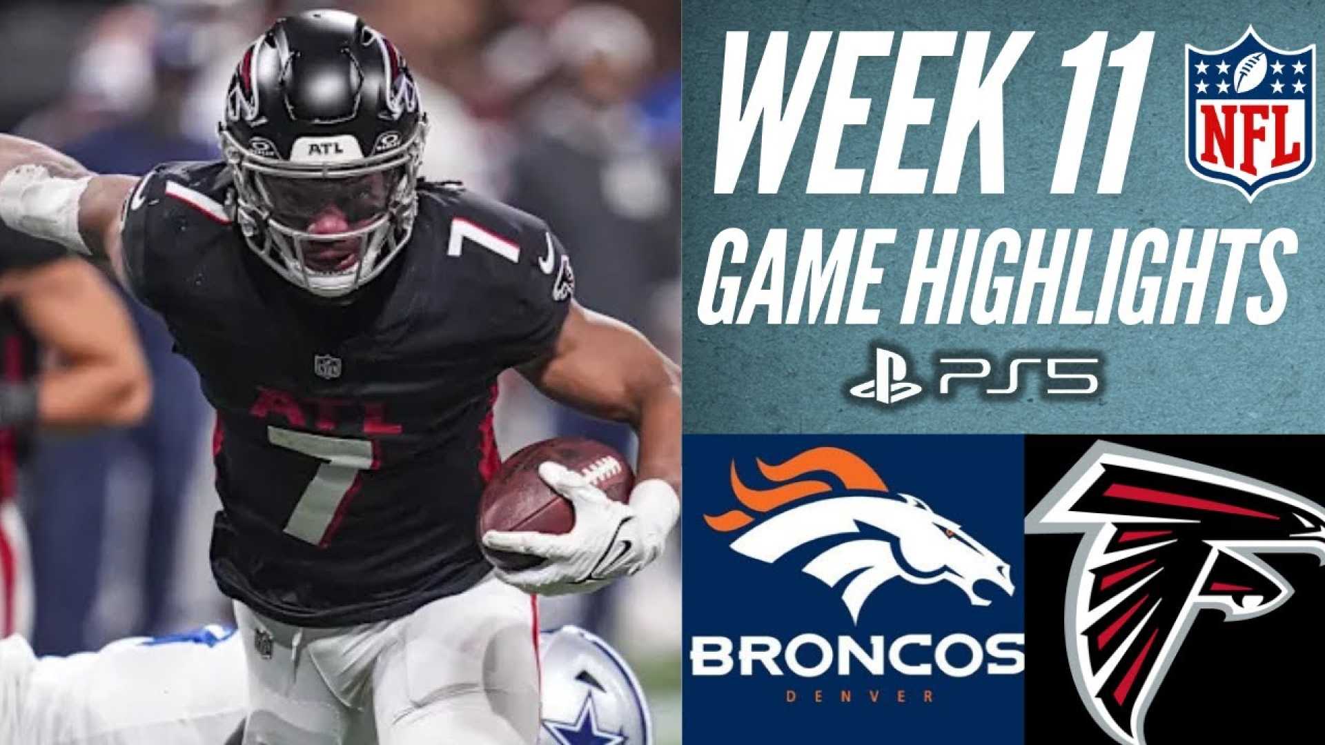 Atlanta Falcons Vs Denver Broncos Week 11 Highlights