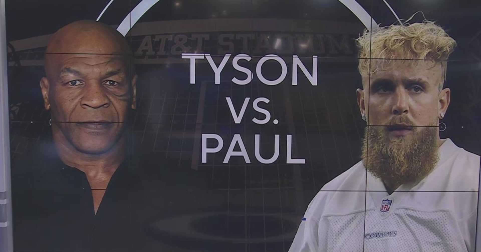 At&t Stadium Jake Paul Mike Tyson Fight