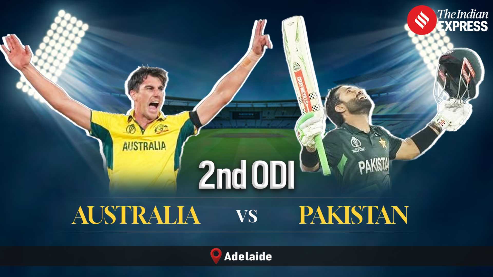 Australia Vs Pakistan 2nd Odi Cricket Match At Adelaide Oval