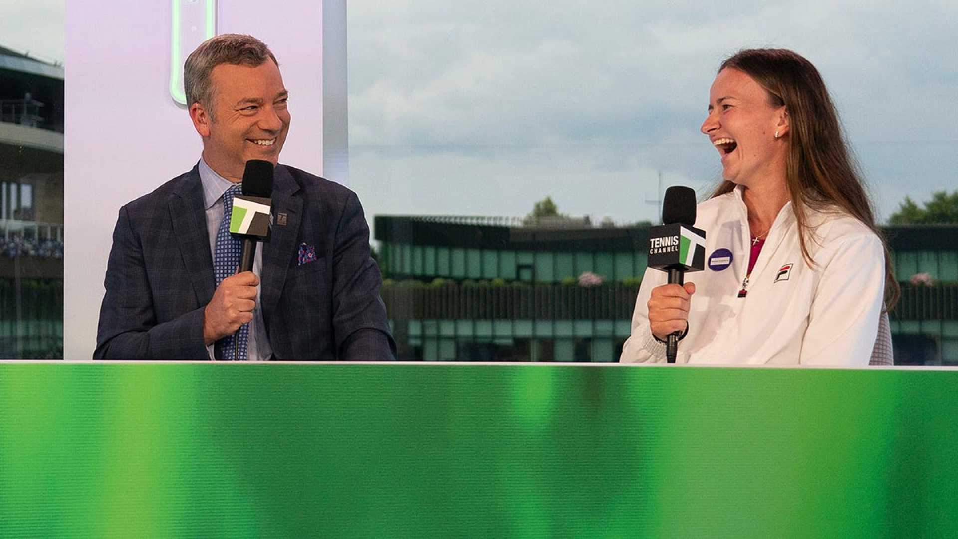 Barbora Krejčíková Jon Wertheim Tennis Channel