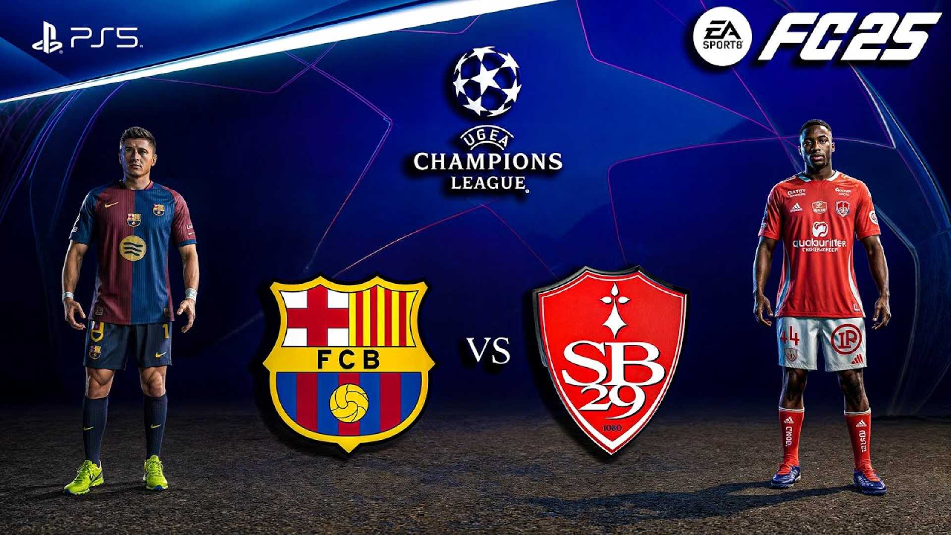 Barcelona Vs Brest Champions League Match