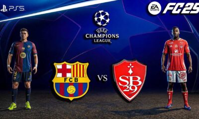 Barcelona Vs Stade Brestois Uefa Champions League