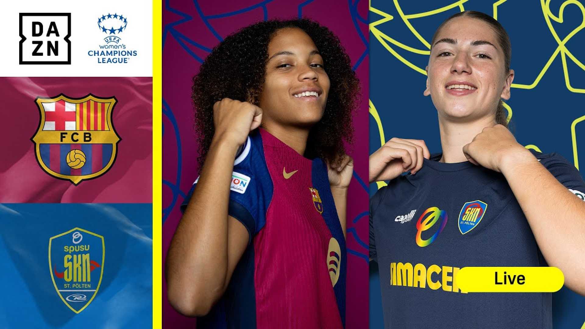 Barcelona Women Vs St. Pölten Uefa Women's Champions League