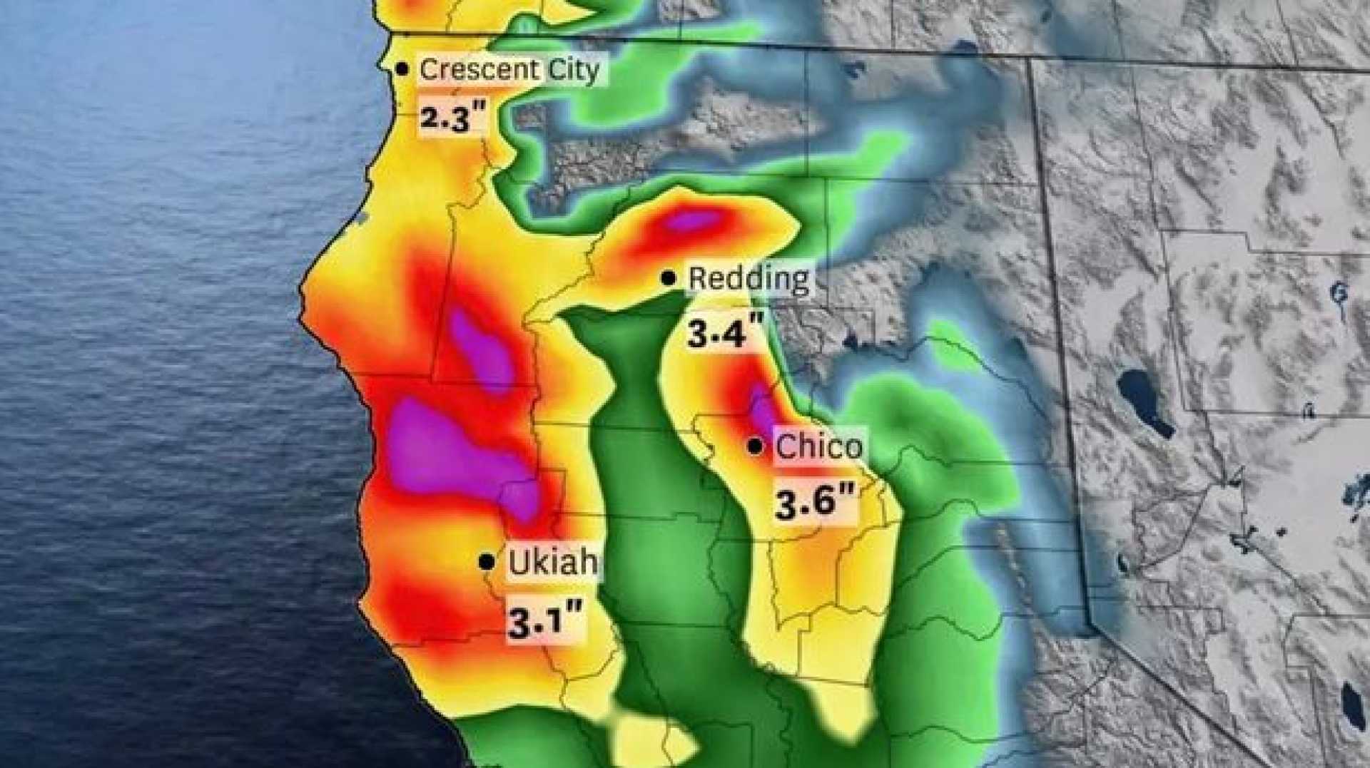 Bay Area Atmospheric River Flood Warnings