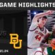 Baylor Bears Vs St John's Basketball Game Highlights