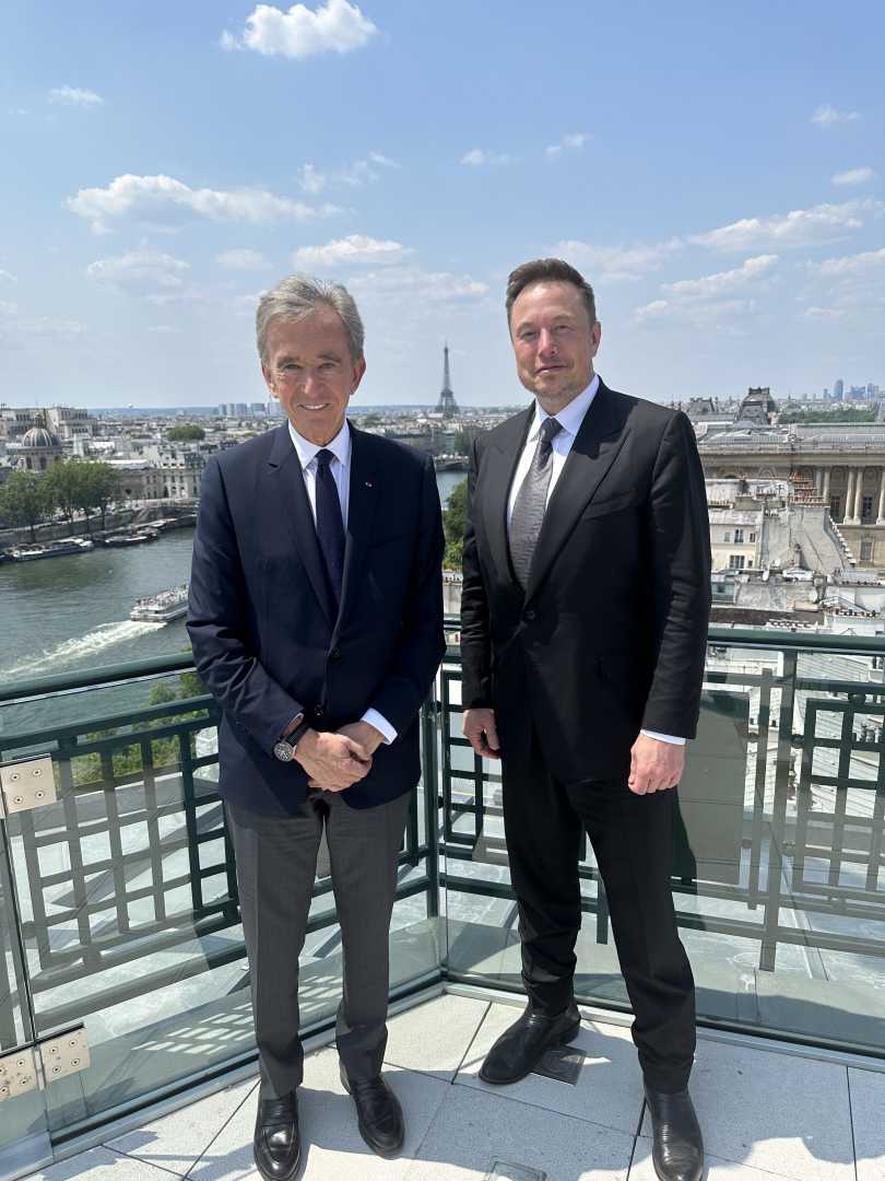 Bernard Arnault And Elon Musk