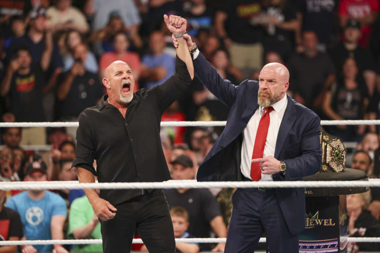 Bill Goldberg And Gunther Wwe Bad Blood