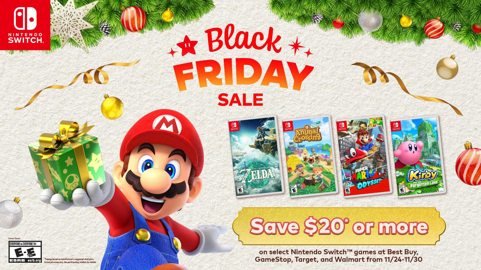 Black Friday Nintendo Switch Deals 2024