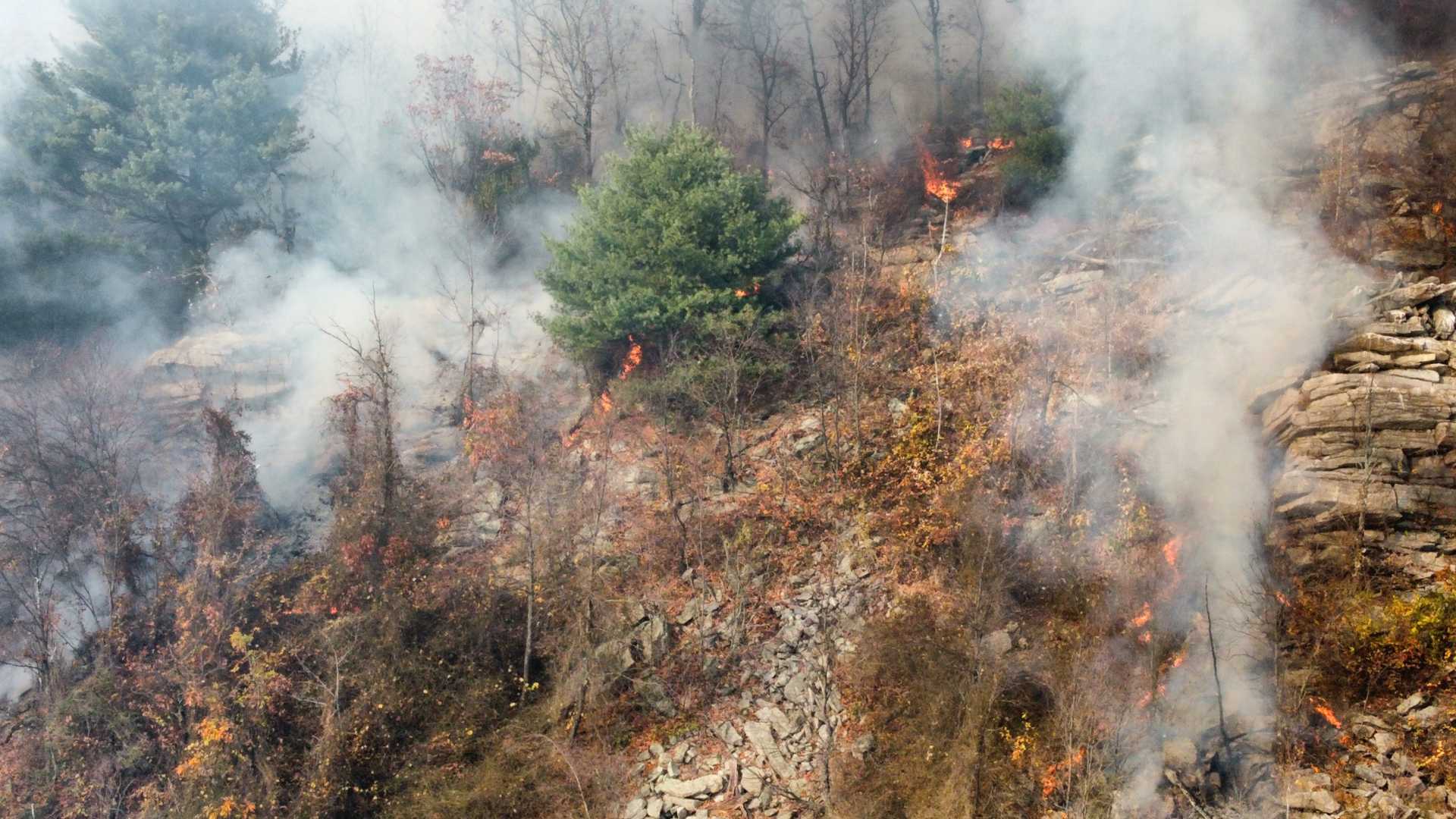 Blue Mountain Wildfire Lehigh Gap Appalachian Trail