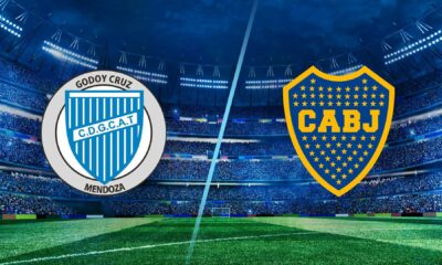 Boca Juniors Vs Godoy Cruz Liga Profesional Match