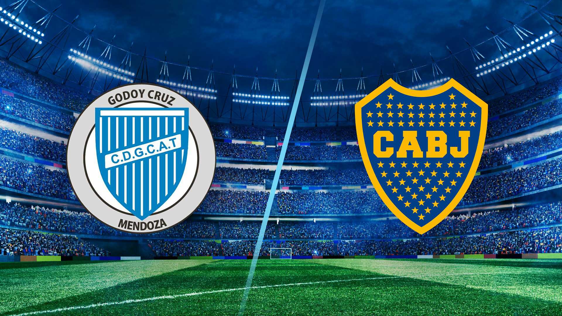 Boca Juniors Vs Godoy Cruz Liga Profesional Match