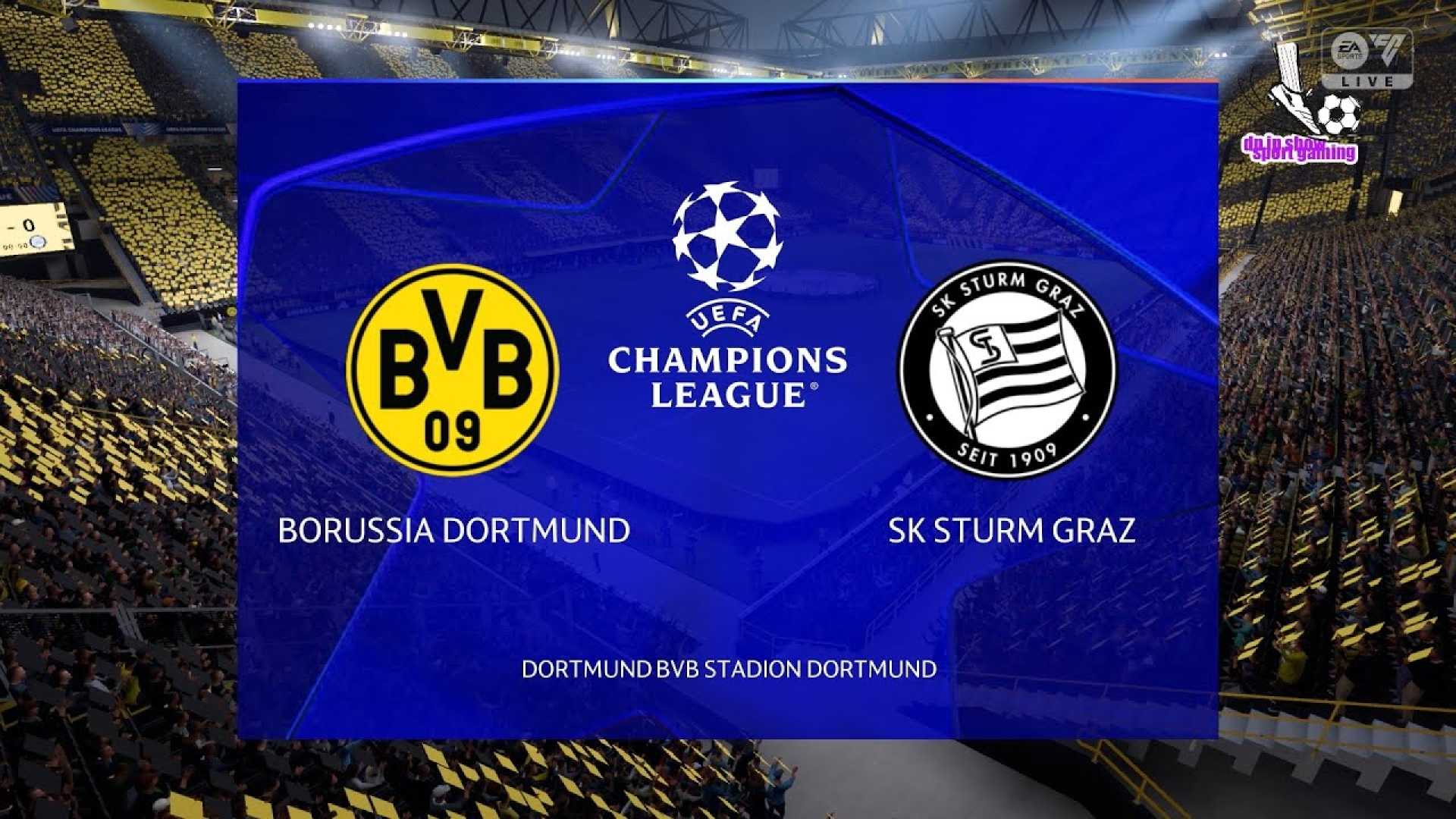 Borussia Dortmund Vs Sk Sturm Graz Champions League