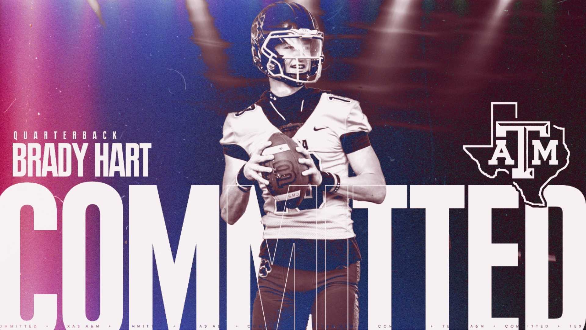 Brady Hart Texas A&m Football Commitment