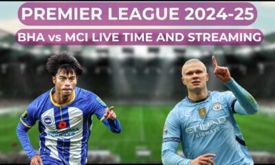 Brighton Vs Manchester City Premier League Match