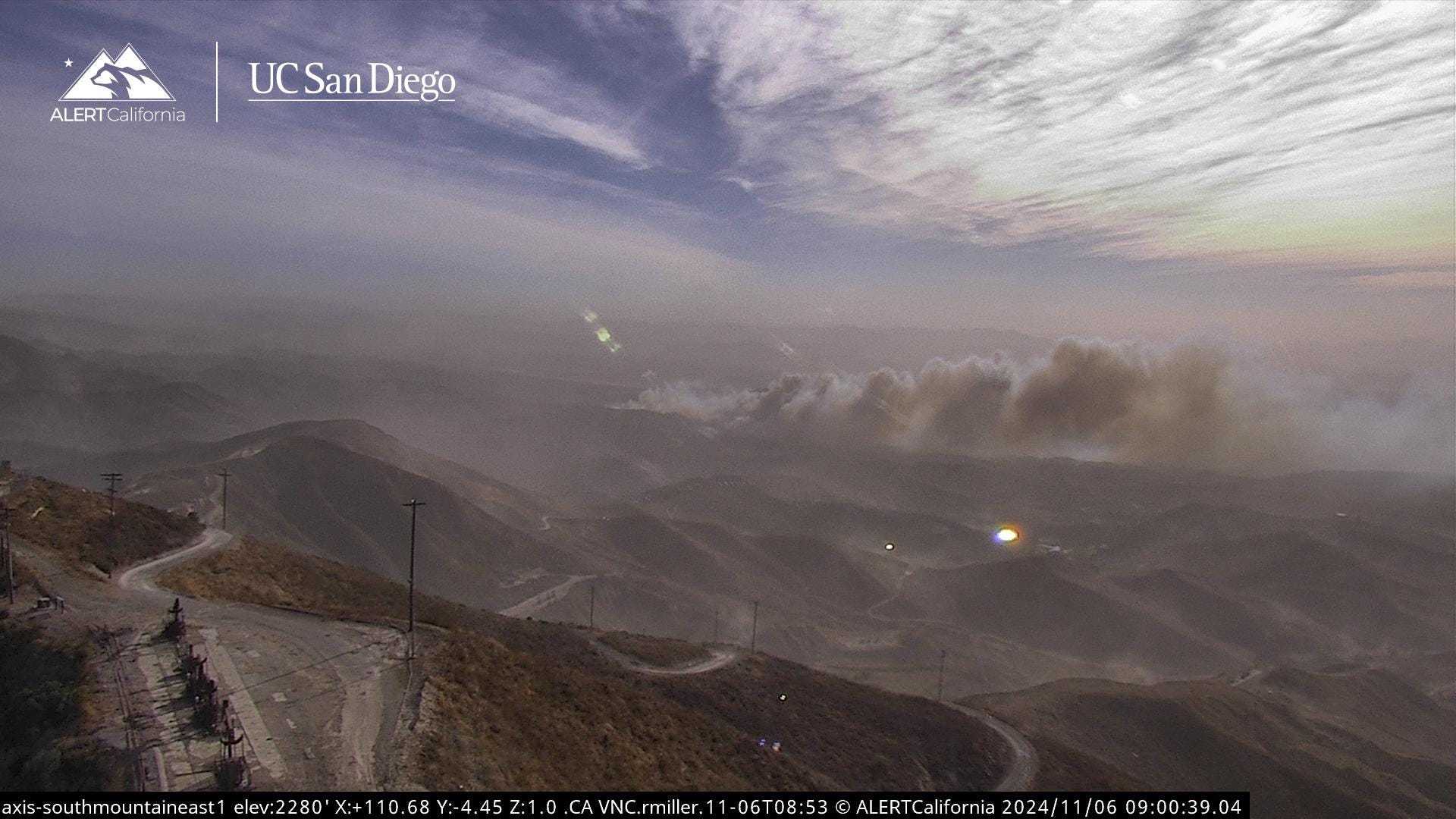 Brush Fire Near Moorpark Ventura County