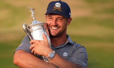 Bryson Dechambeau With U.s. Open Trophy