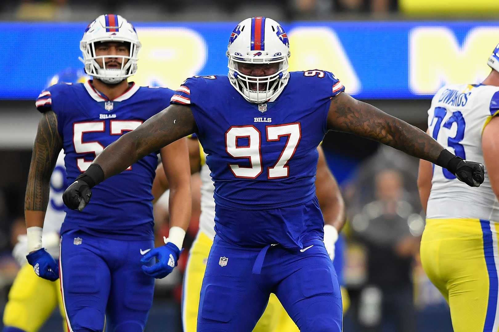 Buffalo Bills Defensive Tackles Quinton Jefferson And Jordan Phillips