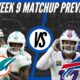 Buffalo Bills Vs Miami Dolphins Week 9