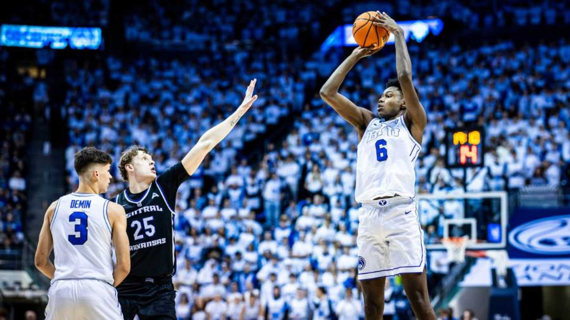 Byu Basketball Freshmen Kanon Catchings And Egor Demin