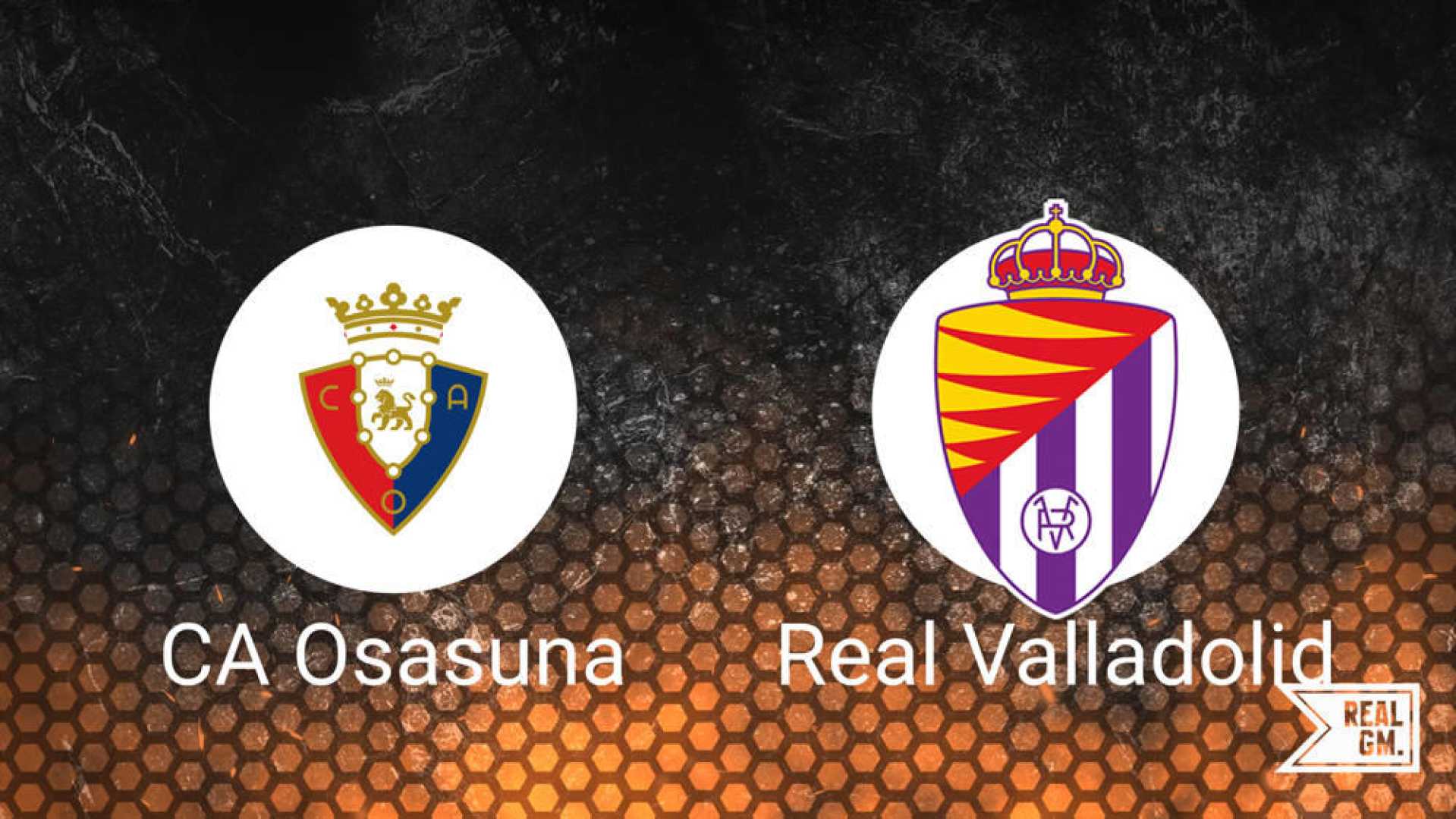 Ca Osasuna Vs Real Valladolid Laliga Match