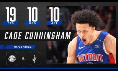 Cade Cunningham Triple Double Stats