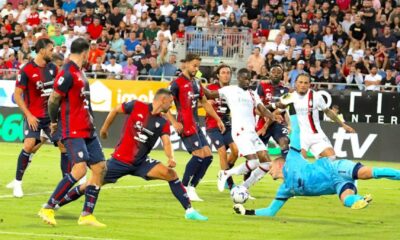 Cagliari Vs Ac Milan Serie A Match