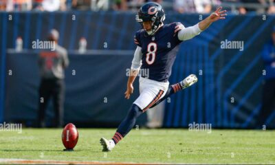 Cairo Santos Kicking Field Goal Against Green Bay Packers