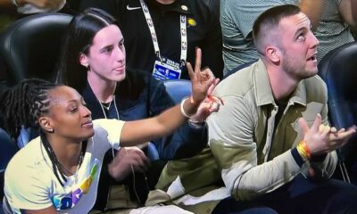 Caitlin Clark And Connor Mccaffery At Sports Event