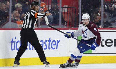 Cale Makar Scoring Against Philadelphia Flyers