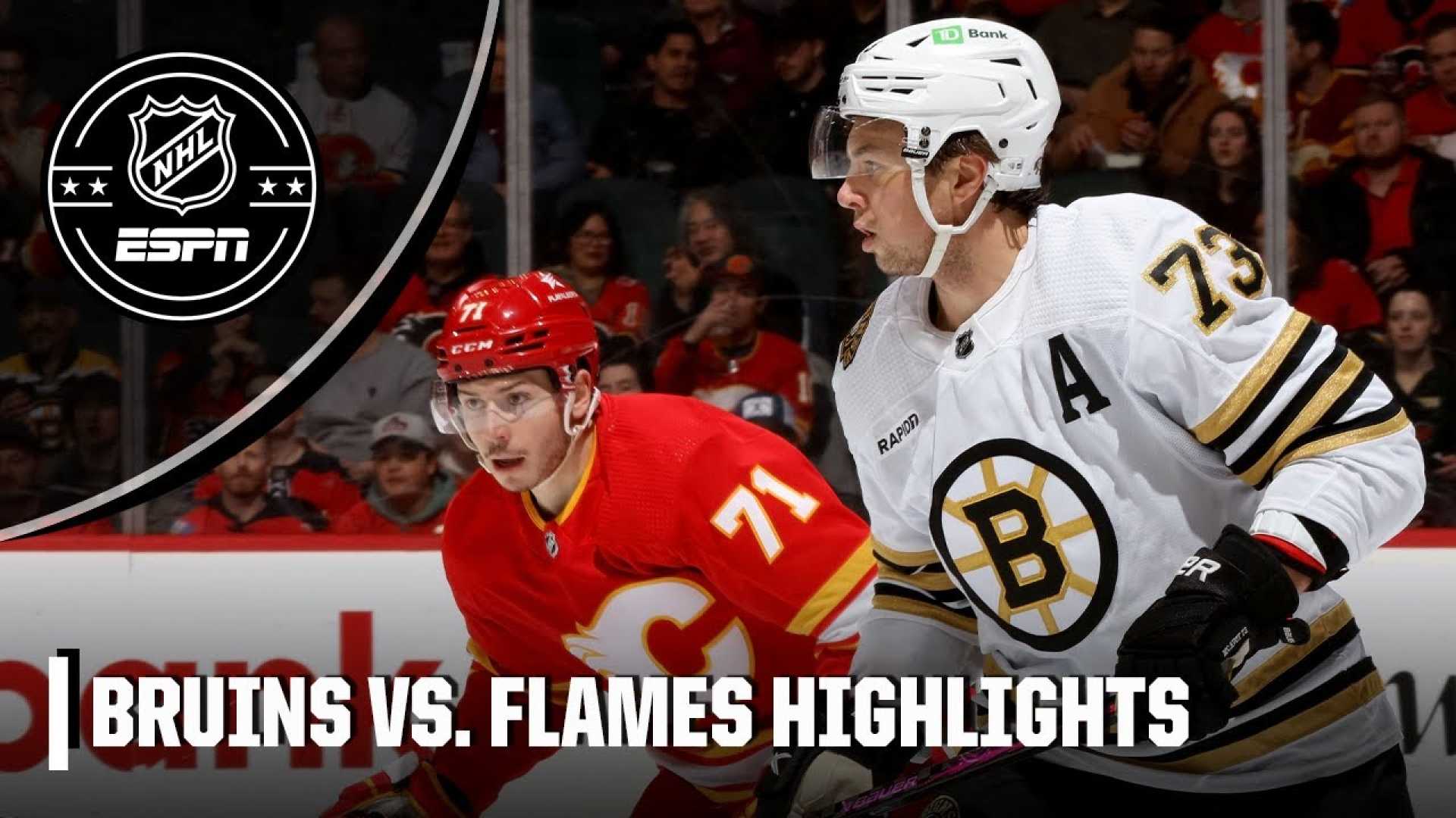 Calgary Flames Vs Boston Bruins Hockey Game