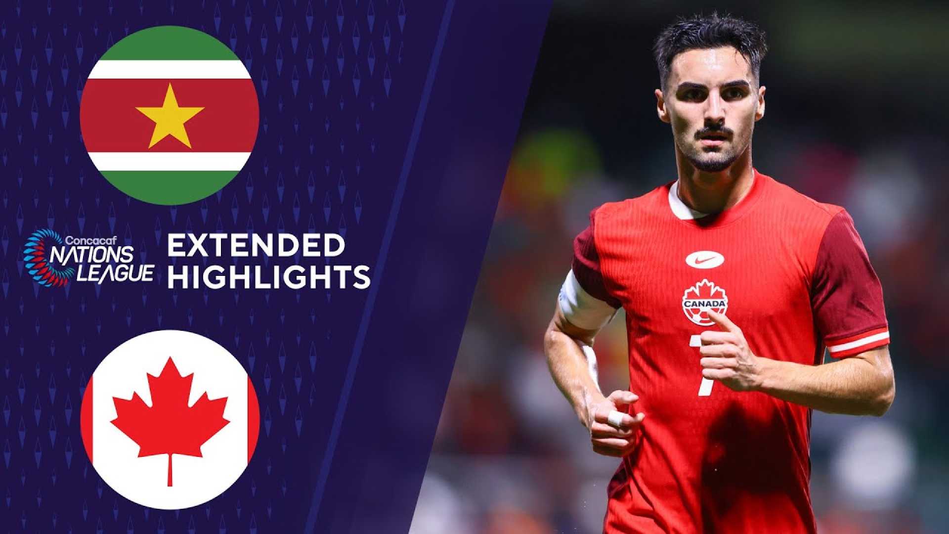 Canada Vs Suriname Concacaf Nations League