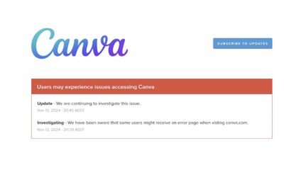 Canva Global Outage Blank Screen