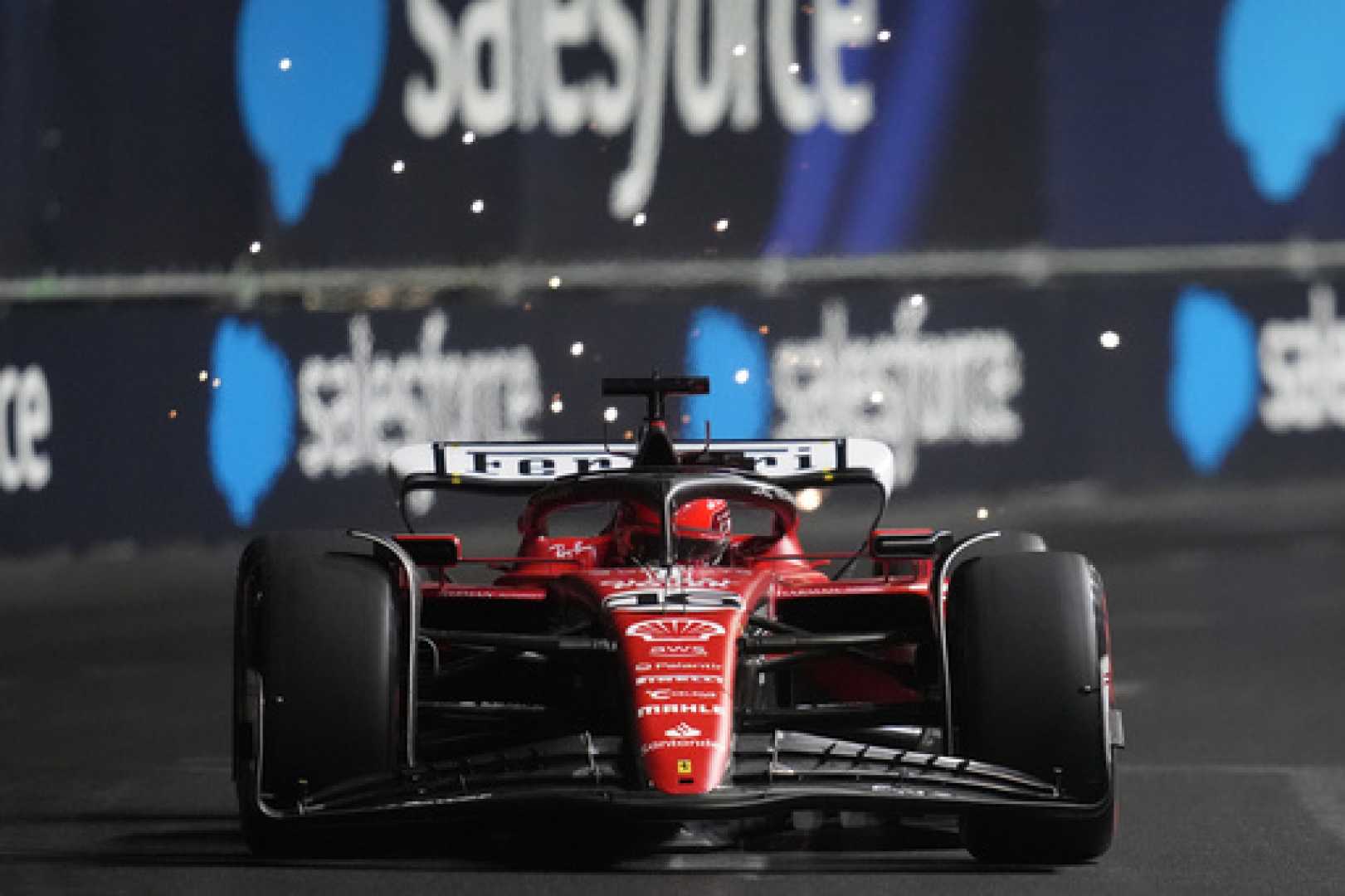 Carlos Sainz Ferrari Las Vegas Grand Prix Qualifying