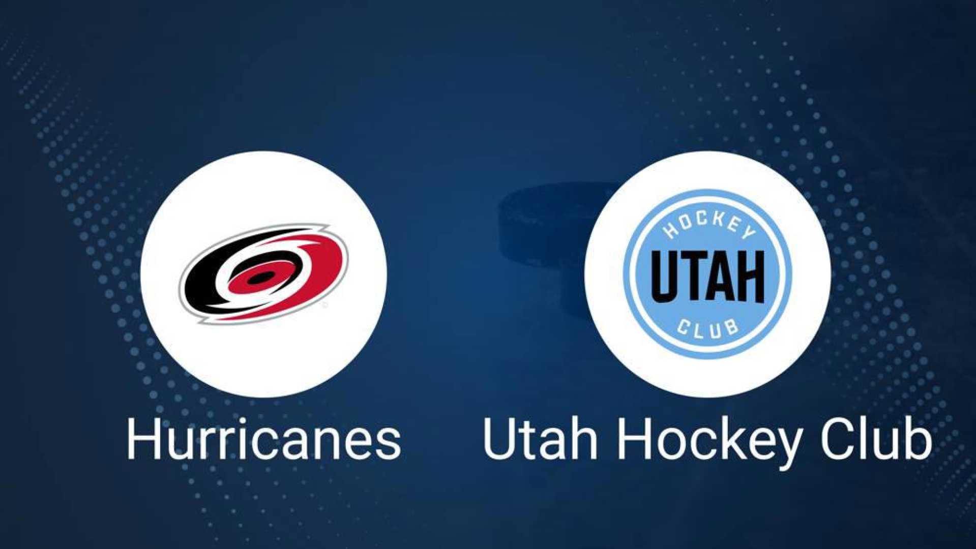 Carolina Hurricanes Vs Utah Hockey Club Nhl Game