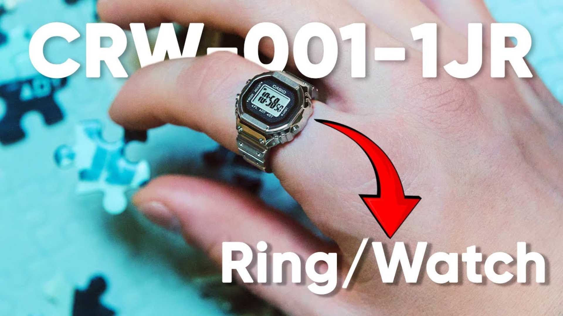 Casio Crw 001 1jr Ring Watch