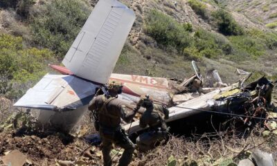 Catalina Airport Crash Site Beech 95 B55