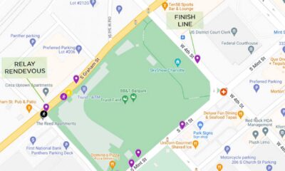 Charlotte Marathon Course Map